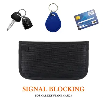 ODOMY Auto Keyless Signāla Bloķēšanas Taustiņš Tālruņa Kartes Signālu Aizsargs Vāka Aizsargs Faradeja Soma Somā Gadījumā, Interjera Aksesuāri