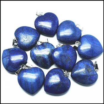 5gab dabas lapis lazuli akmens pāri kuloni dabas semi precious akmens izmērs 18x25mm dabas gem akmens ar sudraba sprādzēm
