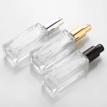 30ml stikla smaržu pudeles mini portatīvo ceļot var tikt piepildīta ar smaržu, pulverizators pudeles krāsu spray smaržas sūkņa korpusa