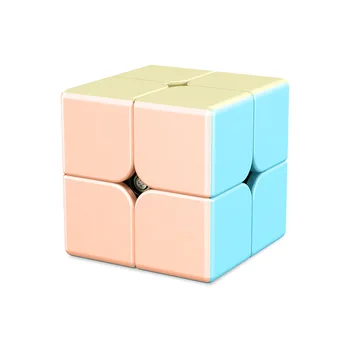 Meilong Macaron 2x2 Magic cube Stickerless Ātrums gludu mīklu 2x2x2 magic Cube bērnu jautru izglītības rotaļlieta pieaugušo dāvanu rotaļlietas