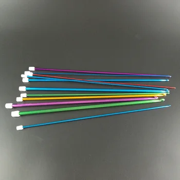 11pcs Multicolour Alumīnija Tamborēšanas Āķis adāmadatas Tamborēšanas Āķis Adīt ar Adatām Instrumenti DIY Amatniecības Piederumi, 2mm-8mm