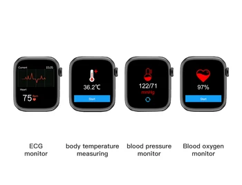 G500 Smartwatch Sērija 6 SVB Smart Skatīties Vīrieši Sievietes EKG Sirds ritma Sporta reloj Pulksteņi ios pk X6, X7 FT50 amazfit neo Z20 W34