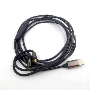 USB C Tipa Kabeli Shure SE215 SE535 UE900 MMCX USB C AUX Kabeli, Auklām, Stieplēm, Austiņas Nomaiņa Kabeļi