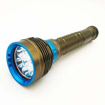 LED niršanas lāpu 7 led ūdensdrošs kabatas lukturītis 7*Cree-XM-L2 Magnētisko daudzfunkcionālo slēdzi, 12000LM Ar 3*18650 vai 3*26550 Akumulators