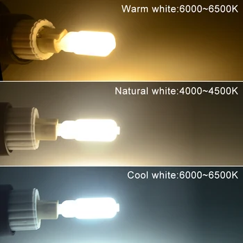 Foxanon 10 gab G9 Led gaismas LED 110V, 220V Led Lampas 3W 5W 7W Led Spuldzes SMD2835 Prožektoru gaismā Kristāla Lustra Replac Halogēna