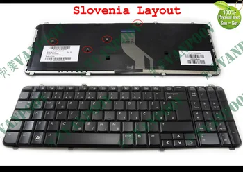 Jauna Slovēņu Klēpjdatoru Notebook tastatūra HP Pavilion DV6 DV6T DV6-dv6 1000-2000 Glancēts Melns Slovēnija AEUT3200010 530580-BA1