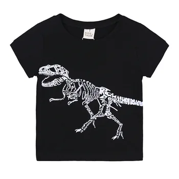 Vasarā Jauni Bērnu Dinozaura Kostīms Zēniem ar Īsām Piedurknēm T-krekls Un Bikses, Pidžamas Divas Multi Krāsu Izvēle