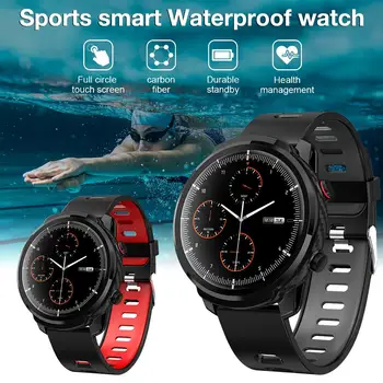 Smart Skatīties Vīriešu Ūdensnecaurlaidīgs Sporta Skatīties Sirdsdarbības Monitoringa Laika Prognoze skārienekrānu Darbības Skatīties SENBONO S10