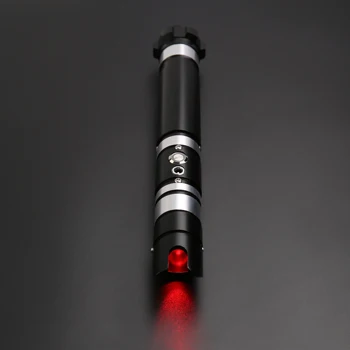 TXQSABER RGB Lightsaber 1 collu Divkauju Asmens Metāla Rokturi, Spēkā FX ar 6 komplekti Soundfonts un 12 veidu LED Rotaļlieta Bērniem-TS012