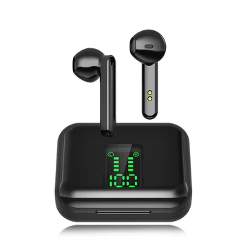 TWS Bezvadu Austiņas Bluetooth 5.0 Austiņas ar Mikrofonu HIFI Stereo Mini Sporta Darbojas Earbuds, Austiņas, Telefona HD Zvanu