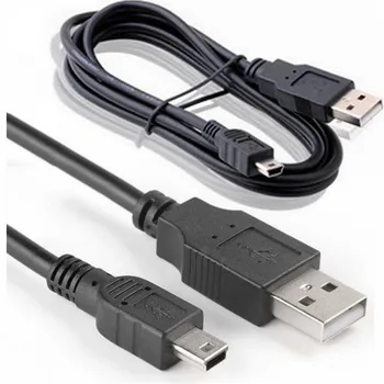 200PCS USB 2.0 Vīrietis uz 5 Pin Mini USB Datu Sinhronizācijas, Uzlādes lādētāja Kabeli GPS MP3 / MP4 Atskaņotāju, Digitālo Kameru, tālruni