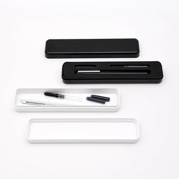 Xiaomi Mijia BRIO Melns/Balts Tintes Pildspalva ar Tinti Soma Uzglabāšanas Maiss Kastē Gadījumā 0.3 mm Nib Metāla rakstīšana ar tinti Pildspalvu Rakstīšanai Parakstīšanas Pildspalvu