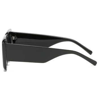 Peekaboo melns kvadrāts saulesbrilles modes sieviete uv400 balta taisnstūrveida, saules brilles vīriešiem dropshipping ir 2021. dāmas piederumi