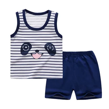 Baby Zēni Meitenes šortiņos Veste+bikses Uzstādīt Bērnu Kokvilnas Apģērbu Toddler Bērniem, Meiteņu Apģērbs, Zīdaiņu Zēns Sportsuits