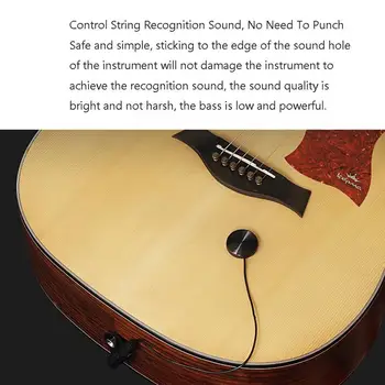 IRIN Guitar Pickup Profesionālās Pjezo Kontaktu Mikrofons Uztveršanas Par Ģitāra, Vijole Bandžo Mandolīna Ukulel Ģitāru Piederumi