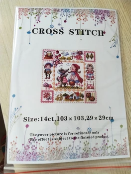 ZZ MM Skaitot Cross Stitch Komplekts Bonnie Trusis - Baby Trušu Roku darbs, Rokdarbi Izšūšanai 14ct Cross Stitch