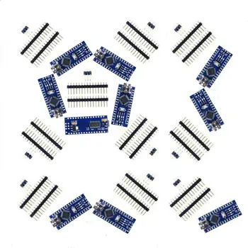 10x Nano V3 modulis ATMega328 P CH340G 16MHz miniUSB saderīgu Arduino