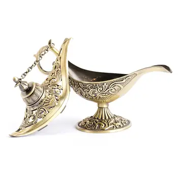 Vintage Aladdins Lampas Tējas Katlā, Cinka Sakausējums Office Home Darbvirsmas Dekoru Kolekcija Plīts, Mājas Radošo Aromterapija