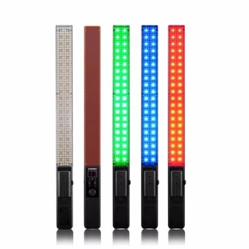 Yongnuo YN360 LED LEDUS Stick Video Gaisma Rokas LED Foto Studijas Apgaismojumu Bi-5500k krāsu RGB Krāsu Temperatūra