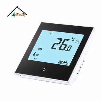 HESSWAY 24v,95-240VAC 2P siltuma atdzist temp smart termostats uz 0-10V īpatsvars izejas