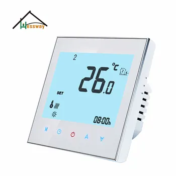 HESSWAY 24v,95-240VAC 2P siltuma atdzist temp smart termostats uz 0-10V īpatsvars izejas