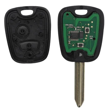 Kutery Tālvadības Auto Atslēgu 433MHz ID46 Mikroshēmu Citroen Saxo Xsara Picasso Berlingo SX9 Blade 2 Pogas, Atslēgu Piekariņu