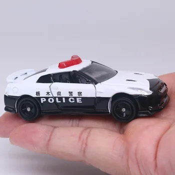 Takara Tomy Tomica No. 105 Nissan-GT-R Policijas Automašīnu Lējumiem Automašīnas Modelis Rotaļlietas Zēniem