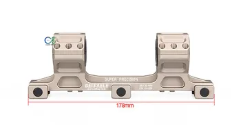PPT Taktiskās 6063 Aluminum 25-30mm Diametrs Dubultu Gredzenu darbības Joma Mount gs24-0144