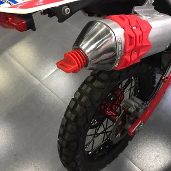 Motociklu izplūdes muffler aizsargs vairogs anti-plaucēšana dekoratīvā sloksne Yamaha Honda Kawasaki Suzuki KTM LTV BMW SUV MV