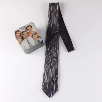 Bezmaksas Piegāde Jaunu Vīriešu vīriešu unikālas modes Melna tekstūras sieviešu ikdienas literatūra, māksla, retro drukāšanas kaklasaiti dzimšanas dienas dāvanu zeķubikses