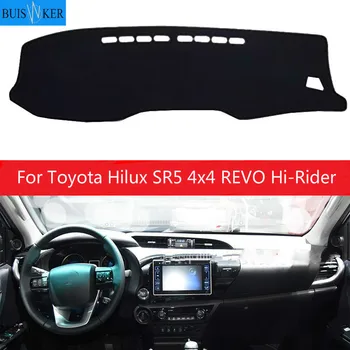 Automašīnas Paneļa Vāks Toyota Hilux SR5 4x4 REVO Hi-Rider 2016 2017 2018 Pad Paklāju Dashmat Saules Ēnā Pad Auto Auto Stils