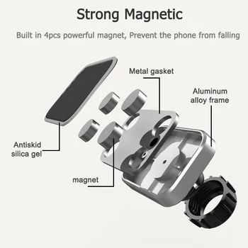 Fimilef vējstikla magnētisko mobilā tālruņa turētājs ilgi roku auto paneļa stiprinājuma spēcīgs magnēts auto mobilā telefona turētājs iPhone7