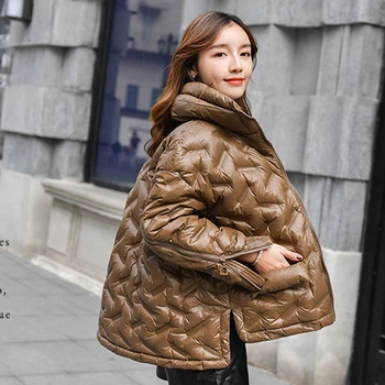 VOOCIEC Jaunas Ziemas modes Ultra Light 90% ziemas dūnu jaka Likvidēšana Sieviešu korejas biezs silts īss Zippere zaudēt dūnu jaka