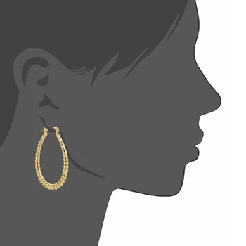 VAROLE Savītas līnijas U Forma Stīpas Auskari Zelta Krāsā Gudrs Ģeometriskais Ūdens Pilienu Stīpām Earings Modes Rotaslietas Sievietes