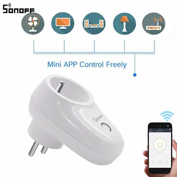 Sonoff S26 WiFi Smart Ligzda Bezvadu Kontaktdakšu Strāvas Kontaktligzdā Smart Home Slēdzis Strādā Ar Alexa, Google Palīgs IFTTT