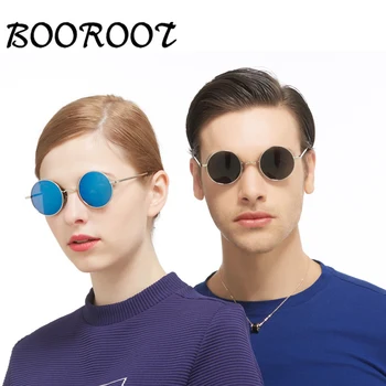 Vīriešu un Sieviešu Polarizētās Saulesbrilles, Klasika Vintage Kārta Vīriešiem, Saules Brilles Metāla Rāmja Brilles UV400