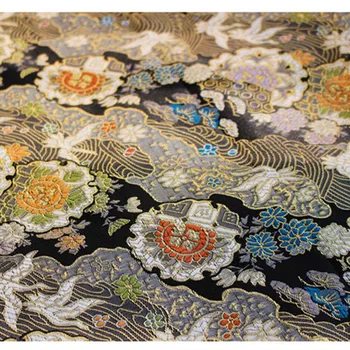 CF527 1meter Celtņa Žakarda Nishijin Brokāta Auduma Ķīnas Qipao Cheongsam/Japāņu Kimono Apģērbu Audums DIY Šūšanas Audums