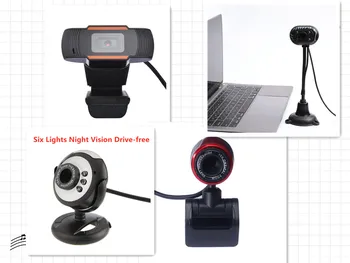 1080P Webcam USB2.0 Datoru Tīkla Live Kameras Tīkla Kameras Bezmaksas Disku, USB Cam Hd Kamera Ar Mikrofonu Web Kameras Datoru