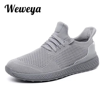 Weweya 2020. gadam Pavasara Rudens acs Vīriešu Ikdienas Apavi Čības Vīriešu Elpojošs Mežģīnes Up Chaussure Kurpes Sneaker Vīriešiem Tenis Apavi