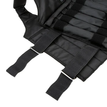 Jaunu SUTEN Max 20 kg kravas svara regulēšana Svērto Vestes jakas, vestes izmantot boksa apmācību Neredzams Weightloading smilšu cl