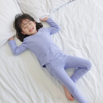 Rudens Ziemas Bērnu Pidžamas Komplekti, Seksīga Apakšveļa Bērniem Toddler Pyjama Toddler Sleepwear Zēni Meitenes Guļ Apģērbi