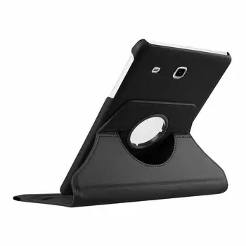 PU Leather Case Cover For Samsung GALAXY Tab E 9.6 SM-T560 T561 360 Grādu Rotējoša Gadījumā Cilnē E 9.6 collu T560 T561 Tablete Gadījumos