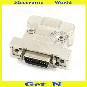 2gab MC20FL-SCSI Savienotājs Dzelzs Apvalks HPCN20 Pin Metināšanas Sieviešu Beigām Pievienojiet Integrēti Adapteri