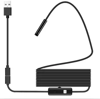 USB Endoskopu, 1080P IP67 Waterproof HD Borescope Elastīgu Pārbaudes Čūska Kamera 6 LED Gaismas Android Tālrunis PC, Viedtālrunis