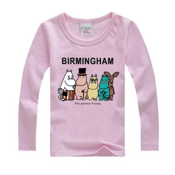Bērnu T Krekls Pavasara Rudens Zēni Meitenes Dzīvnieku Print T Krekls Ar Garām Piedurknēm Baby Toddler Bērnu Kokvilnas Top Tees Tīņi Drēbes, Formas Tērpu
