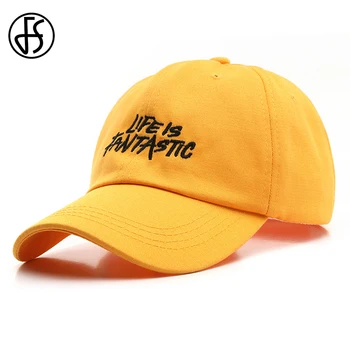 FS Vasaras Dzeltena Moderns Snapback Hip Hop Sejas Caps Vēstuli Izšuvumi Vīriešiem Trucker Cepures Streetwear Beisbola cepure Sievietēm ir 2021.