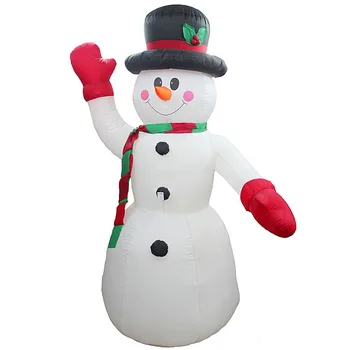 2.4 M Milzu Piepūšamo Sniegavīrs Uzspridzināt Rotaļlietas Santa Klauss, Ziemassvētku Noformējums, Viesnīcu Vakariņas Tirgū, Izklaides Vietas, Atpūtas
