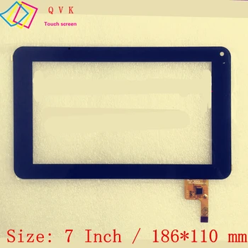 Melnā 7 Collas Digma iDj7n tablet pc capacitive touch screen stikla digitizer panelis P/N standarta jo-TP070011(DR1334)-01 fm700402tc