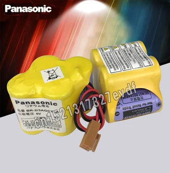 Panasonic Oriģinālo 2gab/daudz BR-2/3AGCT4A 6v akumulatora PLC BR-2/3AGCT4A litija-jonu bateriju, ar Brūnu jostu āķis plug