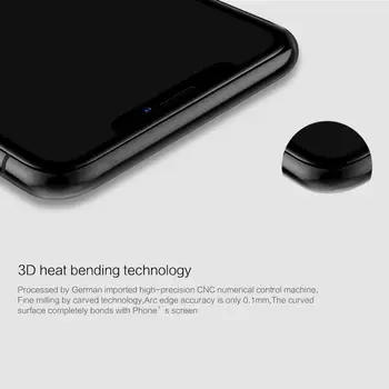 NILLKIN Pārsteidzošs 3D CP+ MAX Pilns Pārklājums Nanometru Anti-Sprādziena 9H Rūdīts Stikls Screen Protector For iphone 11 pro max